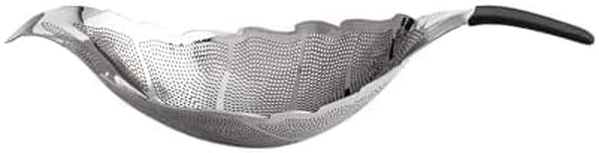 Tea Strainers For Loose Tea Stainless Steel Reusable Leaf Shape Tea Infuser Loose Leaf Tea Strainer Tea Filter Mesh Tea Infuser Tea Strainer Cute (Silver)