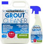 5L + 750ml Pro-Kleen Tile Grout Cleaner Restorer Reviver Kitchen Bathroom