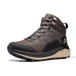 NORTIV 8 Men's Hiking Boots Waterproof Lightweight Mountaineering Outdoor Leather Boots,Size 9,Dark Brown,SNHB244M