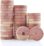 36 Pack, Natural Fresh Cedar Rings for Clothes Storage, Drawers, and wardrobes