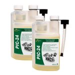 Hydra PIC-24 Petrol Injector Cleaner and Carb Cleaner Additive, 2x500ml Treats 1000 litres, With Petrol Cleaner you get more Petrol Power with Octane Booster Removes Deposits Improves Combustion