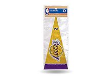 Rico MPS82002 NBA Lakers 8 Pc Mini Pennant Pack Sports Fan Home Decor, Multicolor, One Size