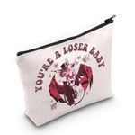 FOTAP Hazbin Cartoon Lover Gift Charlie Morningstar Characters Inspired Makeup Bag Cartoon Fan Merchandise Anime Zipper Pouch (Loser UK2)