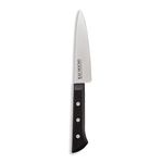 Kai Hocho Japanese Premium Petty Kitchen/Vegetable Knife, 4.8 Inch Blade, Black, High Carbon Stainless Steel