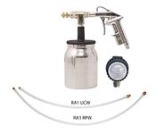 Chemicar Undercoating Gun + Spray Wand Kit + Air Regulator (RA1T+RA1SWK)