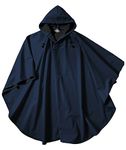 Charles River Apparel Men's Unfitted????????? ?????inajustado?? ????untailliert Poncho, Navy, One Size UK