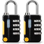 Worve 2 Pack Combination Lock 4 Dig