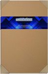 100 Brown Kraft Fiber 80# Cover Paper Sheets - 11" X 17" (11X17 Inches) Tabloid|Ledger|Booklet Size - Rich Earthy Color with Natural Fibers - 80lb/pound Cardstock - Smooth Finish