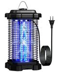 Minimoon Mosquito Lamp 4000V Outdoor Bug Zapper, 20W Mosquito Killer with 4.9Ft Extension Cord (Black)