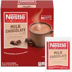Nestle Hot Chocolate Packets, Milk Chocolate Flavor Hot Cocoa Mix, Made with Real Cocoa, 0.71 oz Sachets, Bulk Pack (60 Count)