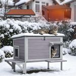 GUTINNEEN Heated Cat House for Outs