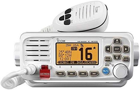 ICOM VHF W/GPS RCVR Ant Wht