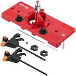 35mm Hinge Hole Jig Drill Guide Set, Woodworking Puncher Hinge Drilling Tool Set，Suitable for Face Frame Cabinet Cupboard Door Hinges Installation