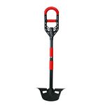 Roamwild Multi-Digger Garden Edger – Reinforced Fibreglass Light Weight Gardening Edging Tool with Edge Clearing Extra Wide Footplates & Unique Dual AIR Light Grip Technology & Root Saw Stump Cutter