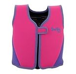 Swimming Float Jacket 18-30Kg 3-6 Years (PINK) - 8 removable soft foam floats offer adjustable buoyancy