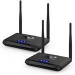 Wireless HDMI Transmitter and Receiver, Binken 657Ft/200m Wireless HDMI Extender Support 1080P@60 Hz, Support 2.4/5GHz for Streaming Video Audio from Laptop, Cable Box to HDTV Projector (850)