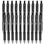 Zebra - Sarasa Retractable Gel Ink Rollerball - Fast Drying - 0.7mm - Black Ink (20)