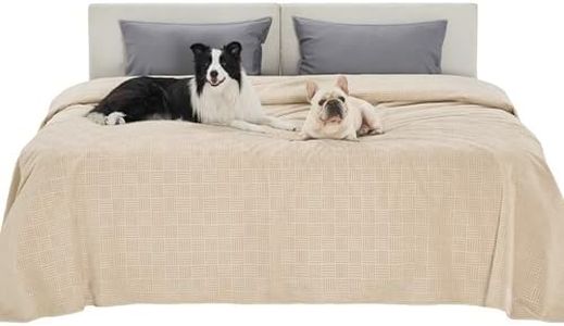 Bedsure Waterproof Bed Cover for Bed and Dogs Quick Drying，82x120IN