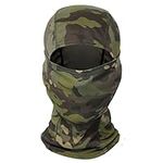 kuou Mens Camouflage Balaclava, Full Face Mask Breathable Hood Ninja Headwear for Sports Hunting Cycling Motocycling