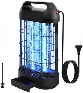 ROVLAK Lampara Antimosquitos Electrico 18W UV Luz Repelente Mosquitos con Red Eléctrica de Doble Mosquitos Trampa LED Mata Moscas Aparatos Contra Mosquitos Lámpara para Interior, Exterior, Jardin