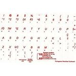 AdesiviKeyiera.it - Wall stickers keyboard letters Portuguese Brazilian transparent background red letters