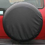 UKB4C SUV 4X4 Rear Spare Wheel Tyre Cover Fits 15" & 16" Inch PVC & Cotton