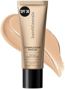bareMinerals Complexion Rescue Tinted Moisturizer for Face with SPF 30, Full Size, Wheat 4.5, Vegan, Cruelty-Free & Dermatologist-Tested