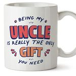 MUGFFINS Uncle Mug - in English - I'm The only Gift You Need - Funny Gift - Ceramic 11oz Mug