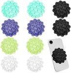 AFUNTA Silicone Suction Cup, 10 Pieces Multipurpose Non-Slip Self-Adhesive Phone Case with Suction Cups, Compatible with Most Mobile Phones