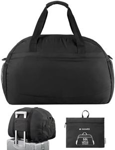 Navaris Sac de Voyage Pliable - Grand Sac de Voyage Femme Homme 38L ou 55L pour Vacances Weekend Sport Vetement - Cabas Grande Taille et Capacité Souple pour Bagage Avion