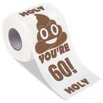 Qpout You're 60 Printed Toilet Paper Gag Gift,Best Friend Birthday Gifts Novelty Toilet Paper Roll Gag Gifts,Happy 60th Birthday Funny Toilet Paper For Best Prank Surprise Bathroom Decor Gifts