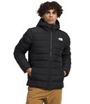 THE NORTH FACE Men's Aconcagua 3 Hooded Jacket | Insulated Winter Coat, Wind & Water Resistant, Attached 3 Piece Hood, TNF Black-NPF, Medium