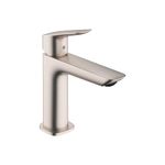 hansgrohe Logis Fine Modern 1-Handle 1-Hole 7-inch Tall Bathroom Sink Faucet in Brushed Nickel, 71253821