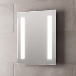 BAYSTONE Modern Wall Mounted Battery Powered Mirrors 390 x 500mm