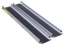 Aidapt 7FT Telescopic Wheelchair Ramps.Non-slip Coating on Tread,Raised Edges,Scooter,Disability,Lock in Place,Compact Size,Lightweight Aluminium,Carry Bag Included,Use with Cars,Thresholds,Kerbs