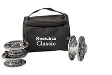 Snowbee Classic 2 Fly Reel Kits #5/6, Reel - Reel + 2 Spare Spools & Case, Great For Fishing Rivers and Small Stillwaters, Black, One Size (10561)