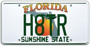 2 Fast 2 Furious | H8TR | Metal Stamped License Plate