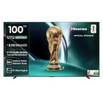 Hisense 253 cm (100 inches) U7Q Series 4K Ultra HD Smart QLED Mini LED TV 100U7Q (Black)