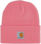 Carhartt Boys' Kids' Knit Beanie Watch Hat, Pink Lemonade