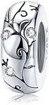 BISAER Stopper Beads Charm Spacers 