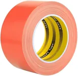 LLPT Duct Tape Premium Grade 2.36 Inches x 108 Feet x 11 Mil Easy Tear Residue Free Strong Adhesive Color Orange (DT250)