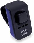 Educator Dog Training Finger Clicker with Audible Sound for Positive Reinforcement, Behavior and Obedience Pet Trainer, Blue