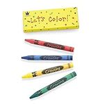 CrayonKing 50 Sets of 4-Packs in Box (200 total bulk Crayons) Restaurants, Party Favors, Birthdays, School Teachers & Kids Coloring Non-Toxic Crayons