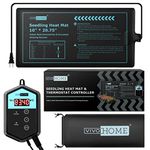 VIVOHOME 10"x20.75" Waterproof Seedling Heat Mat and 68-108°F Digital Thermostat Controller Combo Set