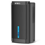 KNKA Dehumidifier,95 OZ Water Tank, (850 sq. ft) Quiet Dehumidifier for Basement, Bathroom, RV, Closet, Bedroom with Auto Shut Off, Sleep Mode,7 Colors LED Light, Dehumidifiers for Home (Black）