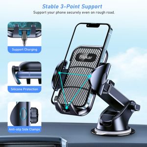 Blukar Adjustable Car Phone Holder – Universal Mount for Smartphones