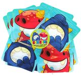 Nom Nom Kids | Reusable snack bags x 10 | Cute Monster Design | perfect for toddler snacks, baby led weaning and kids snacks | small ziplock bags for food