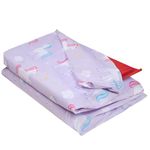 Wildkin Kids Nap Mat Cover for Boys & Girls, Sewn-in Flap Design Rest Mat Cover, Perfect for Preschool and Daycare, Fits Our Vinyl Nap Mat up to 1.5 Inches Including Basic Sleep Mat (Unicorn)