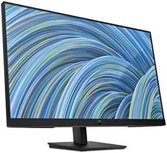 HP 27h Full HD Monitor - Diagonal - IPS Panel & 75Hz Refresh Rate - Smooth Screen - 3-Sided Micro-Edge Bezel - 100mm Height/Tilt Adjust - Built-in Dual Speakers - for Hybrid Workers,Black