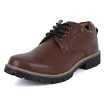 LOUIS STITCH Casual Boot For Men| Handcrafted | Lace-up Boot | Size-UK09 Russet Tan (LSRGBT-WL)